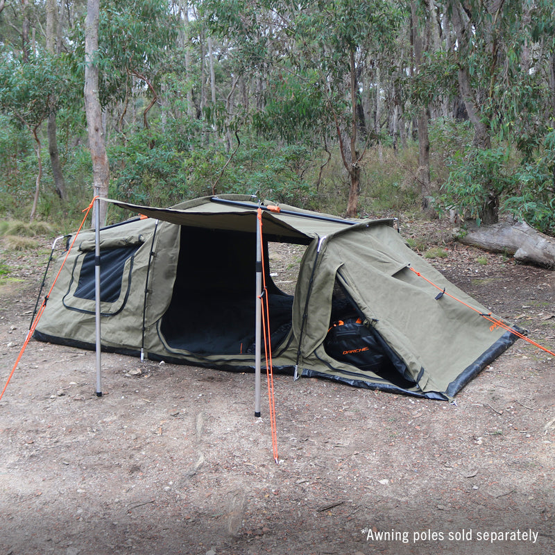 Load image into Gallery viewer, dirty dee swag setup with awning poles