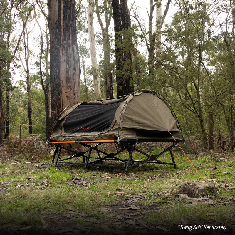 Load image into Gallery viewer, xl double stretcher with dusk to dawn swag on top