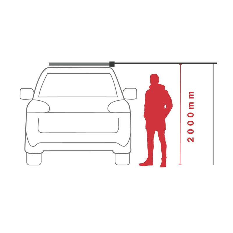 Load image into Gallery viewer, KOZI SIDE AWNING 2 X 2.5M - DARCHE®