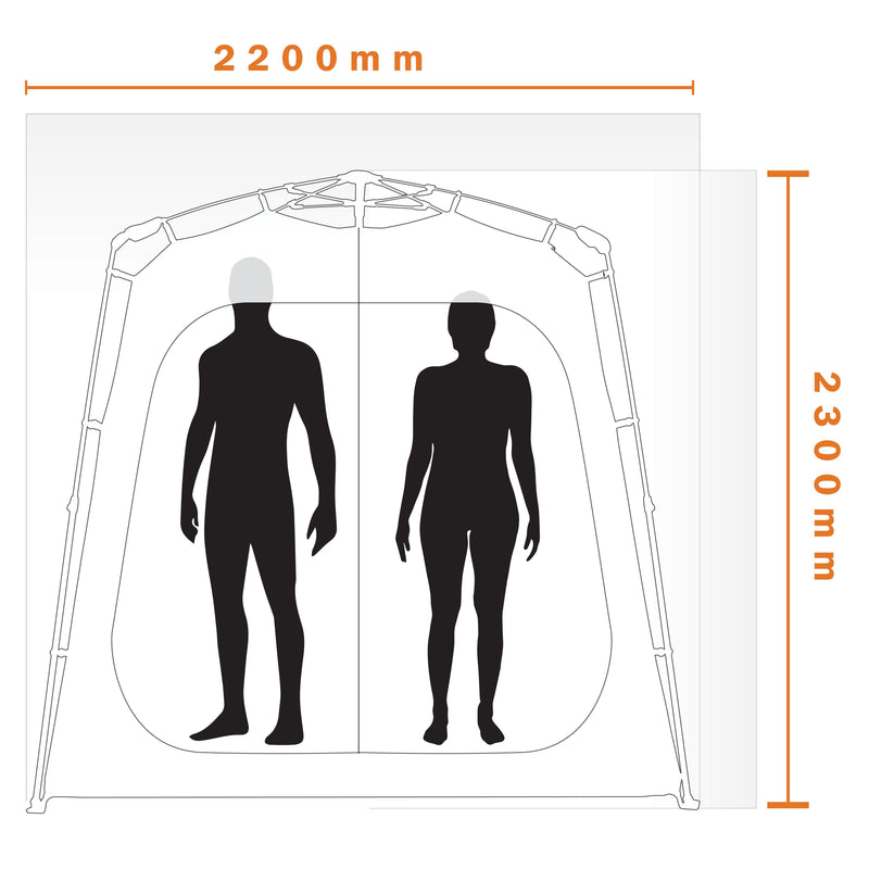Load image into Gallery viewer, TWIN CUBE SHOWER TENT - DARCHE®
