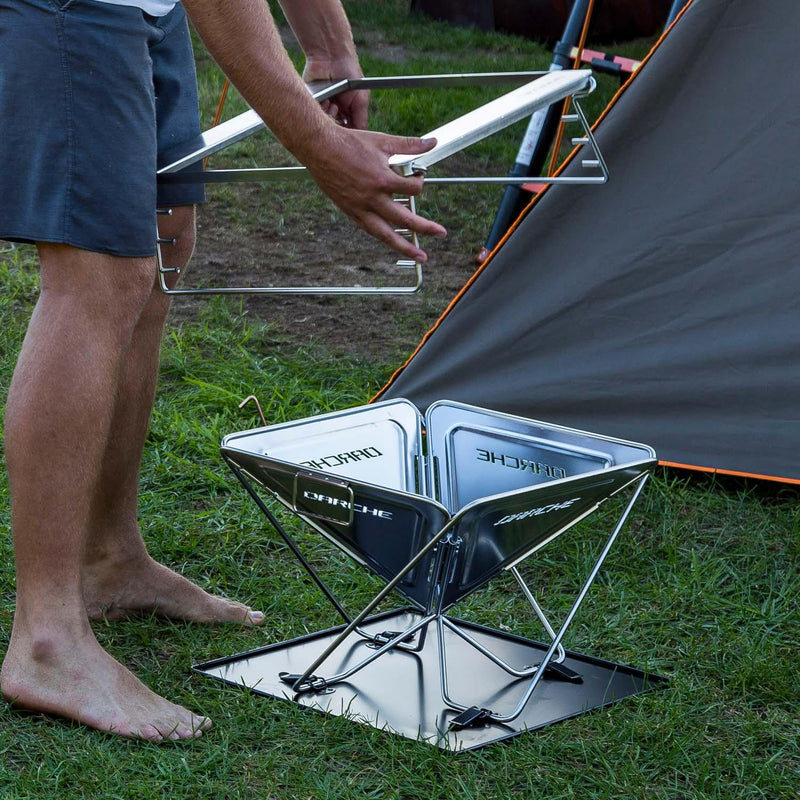 Load image into Gallery viewer, bbq 450 grill being placed on bbq
