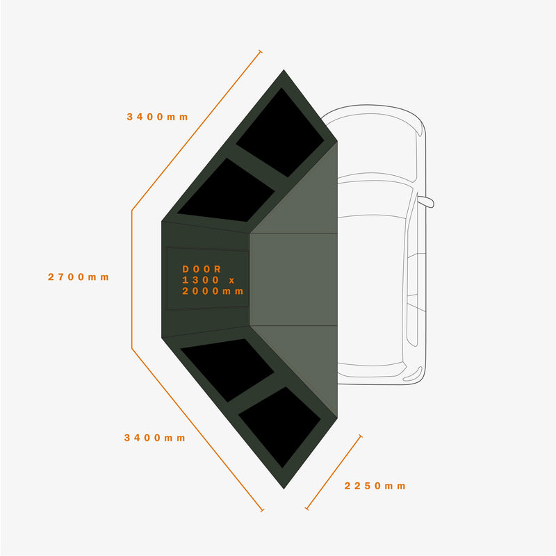 Load image into Gallery viewer, ECO ECLIPSE 180AWNING WALLSET - DARCHE®