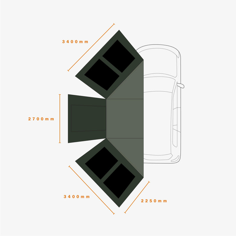 Load image into Gallery viewer, ECO ECLIPSE 180AWNING WALLSET - DARCHE®