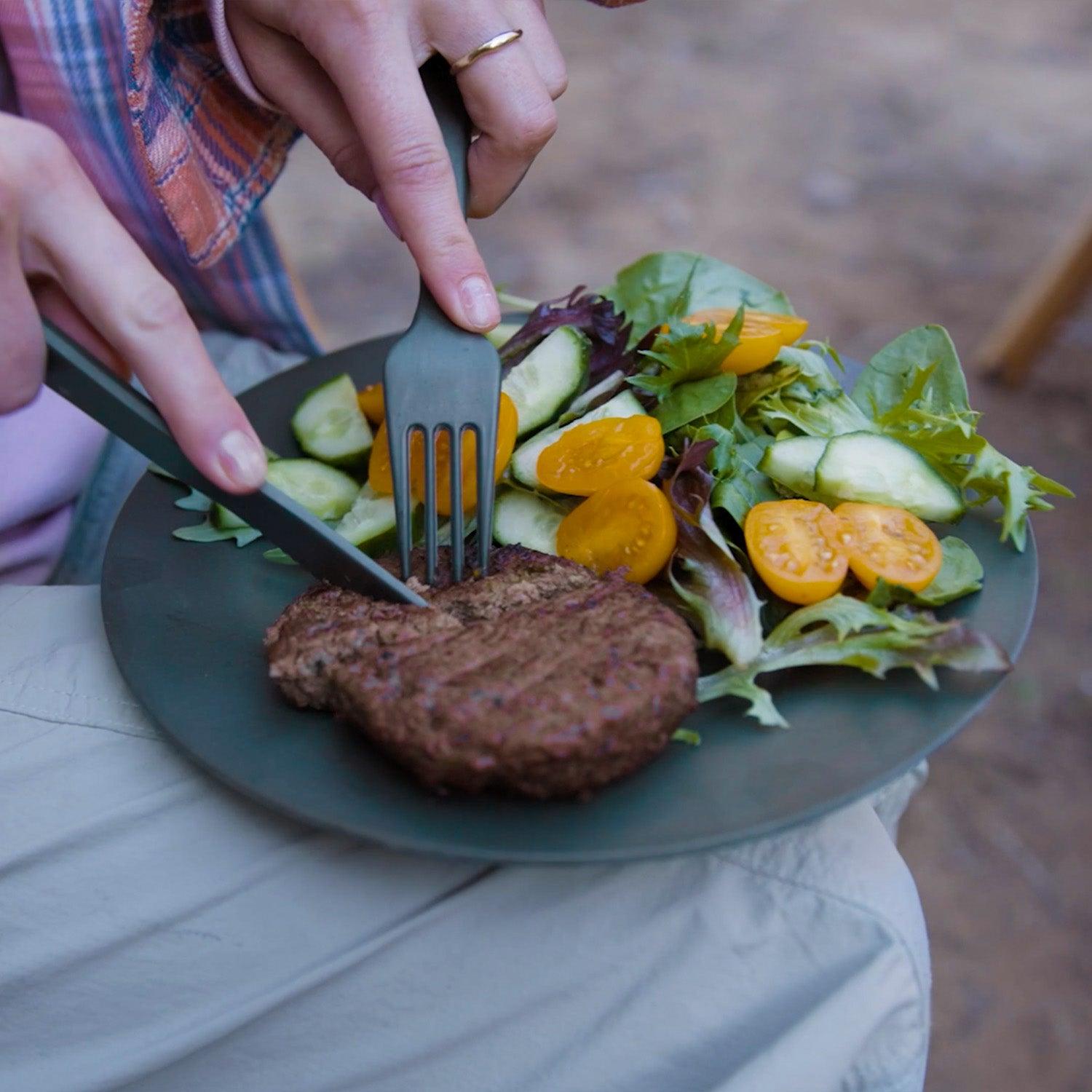 Bamboo Fibre Bamboo Dinner Set Camping ECO BAMBOO DINNER SET 12PC