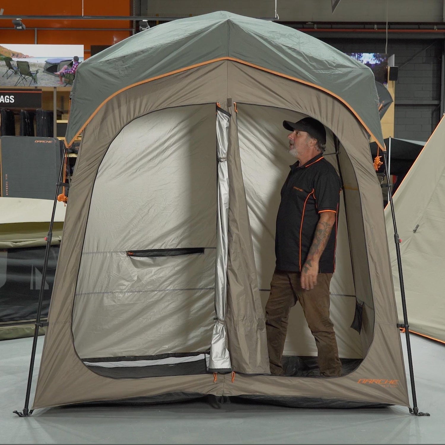 TWIN CUBE SHOWER TENT Double Shower Tent DARCHE DARCHE®