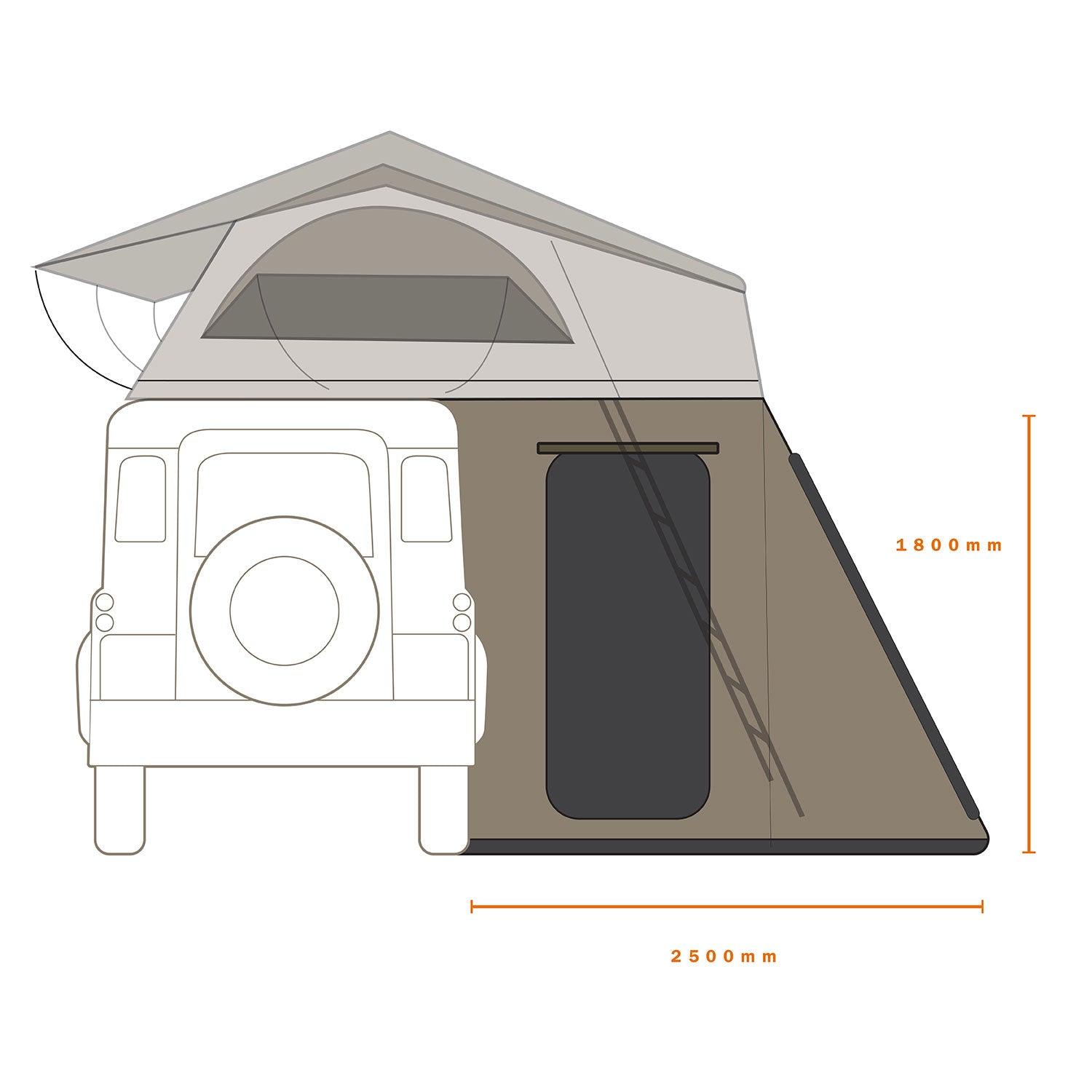 HI - VIEW 1800 ANNEXES – Markise & Vorzelt kaufen bei Rooftop Tents Europe